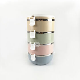 Stainless Steel Tiffin Lunch Box Carrier For Office School Food Container