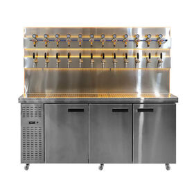 Stainless Steel Tap Commercial Draft Beer Kegerator Dispenser Machine