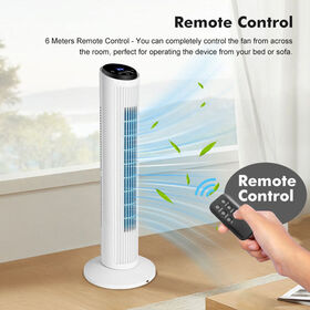 29Inch Remote Oscillate Bladeless Indoor Cooling Electric Tower Fan