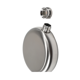 Hot Sell Stainless Steel Hip Flask Round Leak-Proof Outdoor Camping Travel Drink Flagon Pocket Bottle Whiskey Liquor Flask