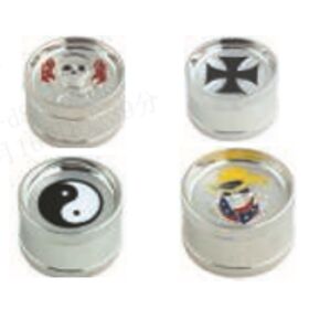 Herb Grinder Tai Chi Yin Yang Fish Zinc Alloy Grinder