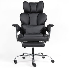 Premium Executive Office Chair Ergonomic Leather Computer Chair with Reclining Function and Lumbar Support OEM ODM Factory