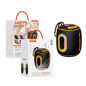 Enceinte Subwoofer Sans Fil Somostel, Enceinte Portable, Subwoofer d'Extérieur, Graves HIFI, Enceintes Sans Fil, Mini Boîte Loudspeaker