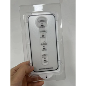 Usine En Gros Vente Chaude En Verre Trempé Film 2X Pas De Poussière Forte Facile Applicateur Ensemble Protecteur D'écran Pour Iphone 15-18 Série