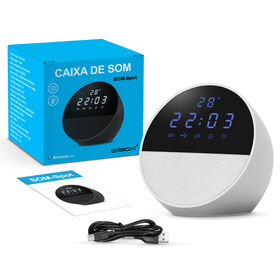 Bluetooth Clock,Alarm Speaker Temperature Supports TWS function Super sound quality Multi-functional wireless speaker