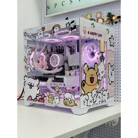 NPC Mini Anime Customized Computer Cases for Anime Custom PC Case Sea View Room Micro ATX ITX Mini Tower Gaming Computer Case OEM