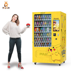 Free Standing Touch Screen Pokmon TCG Card Vending Machine Applicable to Schools Stations Amusement Parks and Commercial Streets