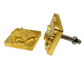 Brass Hot Foil Stamping Embossing Debossing Die: Free Design for Leather/Plastic