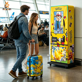 24/7 Service 32" Touch Screen Id Scanning Smart Retail Poke Mon Vending Machine for Arcade Game Gift Pokmon Cards Blind