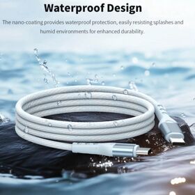 Waterproof USB Cable, Max 240W PD Fast Charging, Metal Connector & High-Density Braided Sheath, Nano Coating, ODM Available