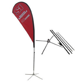Eye-Catching Durable Beach Teardrop Banner Flag