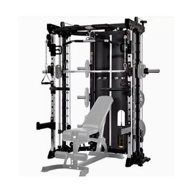 Hochwertige Multipresse für vielseitiges Fitnesstraining - Fitness-Multigym-Gerät für Heim- und Fitnessstudio-Training