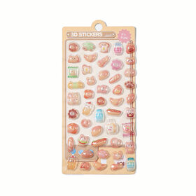Wasserdichter, selbstklebender Aufkleber mit Beschichtung - Kraft/PE-Material, 3D-Sonderdruck für Handyhüllen, Bastelarbeiten, Scrapbooking & DIY