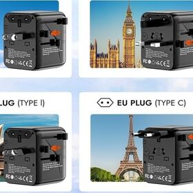 2026 FIFA World Cup Reiseadapter 17W USB C, Multi-Stecker, CE ROHS FCC zertifiziert für Apple iPad Tablets