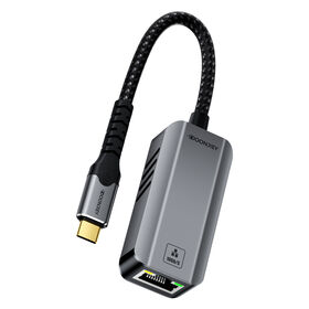 DOONJIEY 10G Gigabit Ethernet Card USB4 to RJ45 Female Wired Network Adapter Support 1000M/2.5G/5G/10G for Macbook PC Computers