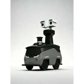 Robot de Patrouille de Sécurité Autonome avec Reconnaissance Faciale IA et Évitement d'Obstacles - Robot Gardien Intérieur/Extérieur pour Usines Scolaires