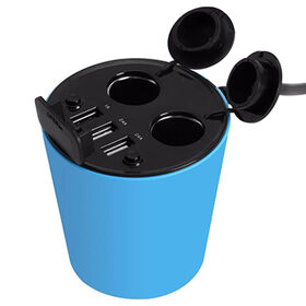 new arrival 3.1A in-car charger with cup holder for smartphone