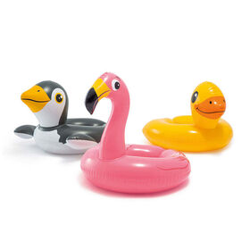 Animal Party Swimming Flamingo Pool Modern Ring