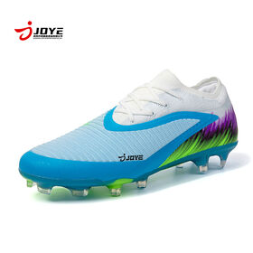 Wholesale Custom Unisex Low-top Outdoor Breathable Long Spike Training Men's Soccer Shoes