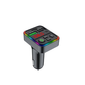 Bluetooth 5.3 Car Charger, Dual USB Ports, Hands-Free Call, Music Streaming, QC3.0 Fast Charge F18