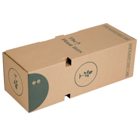 Eco-Friendly Recycled Materials Jewelry Gold Foil Four-Color Printed Customizable Kraft Corrugated Gift Box