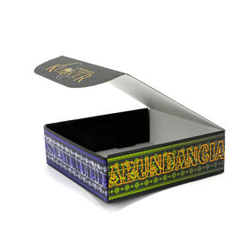 Book Shaped Jewelry Packaging Box with Recycled Materials Custom Made Matt Lamination and Embossing
