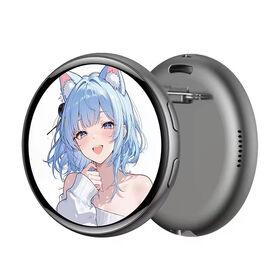 1.7-inch HD Screen Smart Dynamic E-badge Electronic Badge pixel Badge Can Transfer Photos, GIFs, Animations, Videos