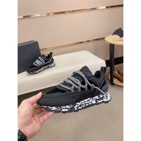 Men's Designer Luxury Shoes BM Beaded Racer Combo Sneakers Black Blue High Quality MOQ 1