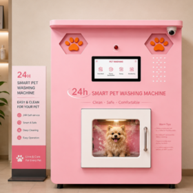 24H Self-Service Smart Pet Washing Machine for Pet Shops, Grooming Salons & Pet Care Centers