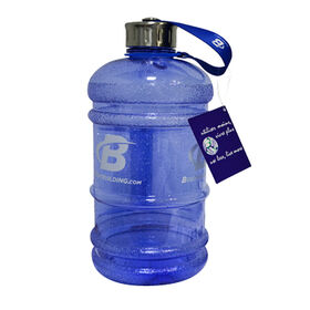 custom logo personalized big plastic shaker bottle