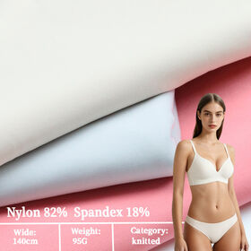 82%Polyamide18%Elastane Ultra Light Seamless Lingerie Underwear Fabric