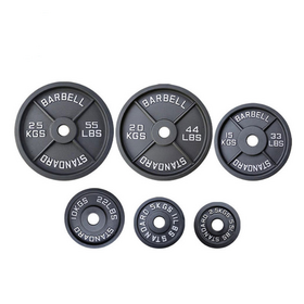 Cast Iron Weight Plate 5KG Gym Barbell Disc Strength Training Lifting Plates