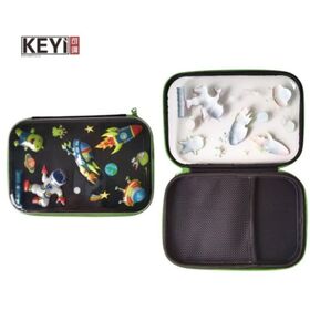 Neu eingetroffenes, großes, wasserdichtes, individuell bedruckbares 3D-EVA-Dinosaurier-Etui für Jungen