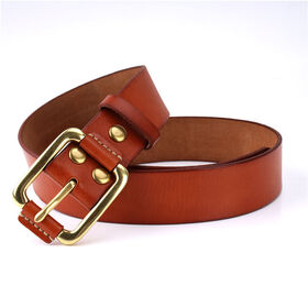 Man Belts leather Genuine Leather Original Name Brand Genuine Leather Belt Full Grain Genuine Leather Belt for Men