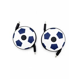 Haute Vitesse Multifonction 240W Rétractable Type C Câble Nouveau Style De Football Câble avec Support Mobile et Décompression pour l'utilisation de Voyage