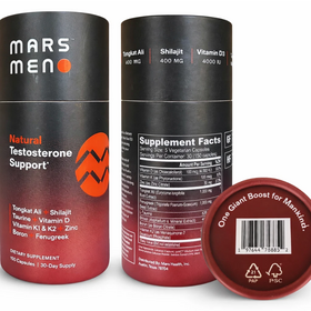 MARS MEN Soporte Natural de Testosterona 150 Cápsulas