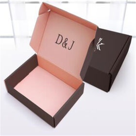 Factory custom underwear garment packaging boxes with logo design.