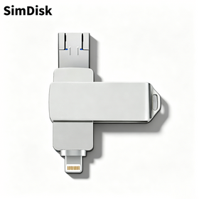SimDisk Leather Metal Bracelet OTG USB Flash Drive Factory Price High Speed Portable Memory Stick For Daily Use And Elegant Gifts