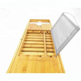 Premium Bamboo Bathtub Caddy Tray - Best Seller