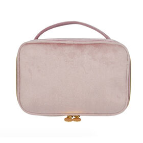 Wholesale new portable high-capacity storage bags plush cosmetic bag
