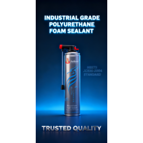 Foam adhesive designed for thermal insulation and installation applications in construction projects.