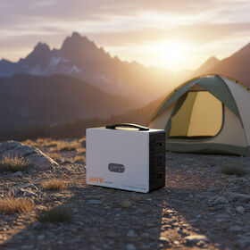 Oem 220v móvil camping ups hogar de emergencia lifePO4 batería de energía solar generador de respaldo 1kwh portátil 500w estación de energía
