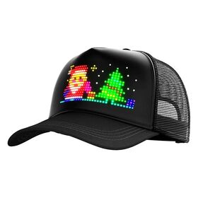 Casquette de baseball modifiable commandée par APP de LED, chapeau rougeoyant lumineux, chapeau soleil-protecteur 2600612-5 d'ombre