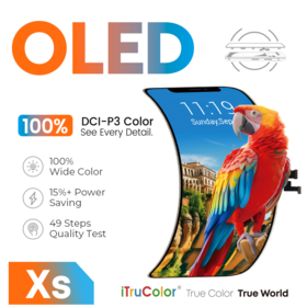 Custom OLED Screen for iPhone XS LCD with True Tone for Accurate Color Representation