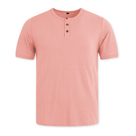 OEM Men's T-Shirt Short Sleeve Shirt Tee Top Short Sleeve Summer Spring Solid Color Streetwear