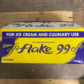 Ca d bu ry Flake 99 | Premium Ice Cream Topping | 1 Box of 144 Bars