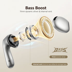 ODM/OEM Sans Fil Écouteurs 38dB Hybride ANC 6 Mics ENC avec AI Appel Clair 11mm Dynamique Pilote Bluetooth 6.0