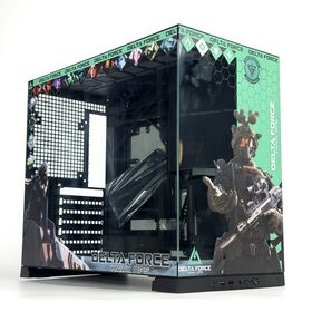 NPC Delta ForceDelta Force Pc case High Back Gaming Computer stained glass pc case customizable pc case