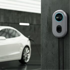 Borne de recharge pour VE murale intelligente de type 2, 11 kW, triphasée, CA, avec application