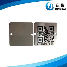 لافتات أرقام طاولات ستانلس ستيل محفورة بالليزر QR بالجملة